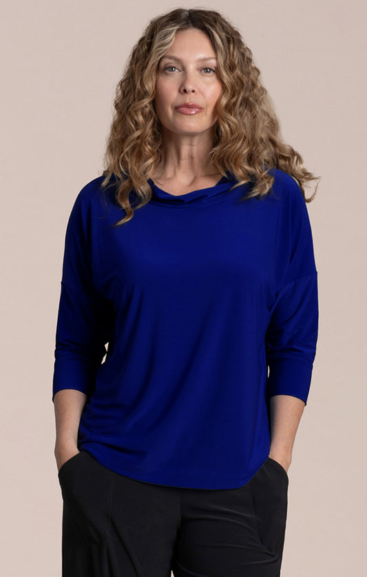 SYMPLI SLOUCH SWEATSHIRT - LAPIS BLUE
