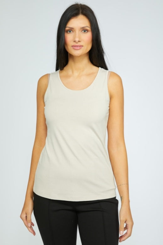 OLIVIA BY HABITAT LAYERING TANK - CLOUD