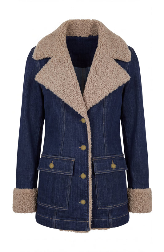 LIVERPOOL SHERPA TRIMMED NOTCH - RINSE WASH