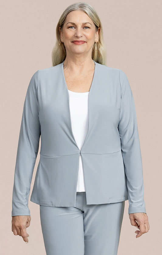 SYMPLI ALL DAY CARDI - STONE BLUE