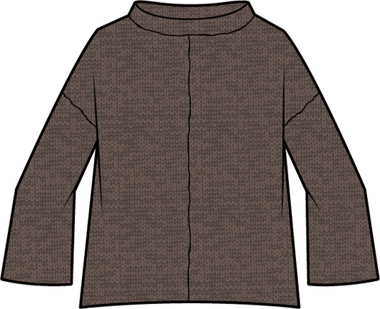 OLIVIA BY HABITAT FIRESIDE PULLOVER - COFFEE