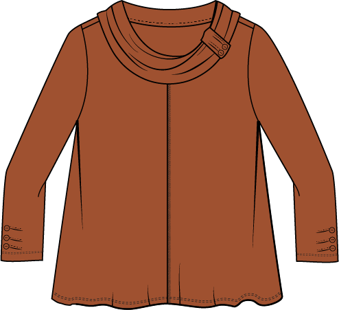 HABITAT COWL TUNIC