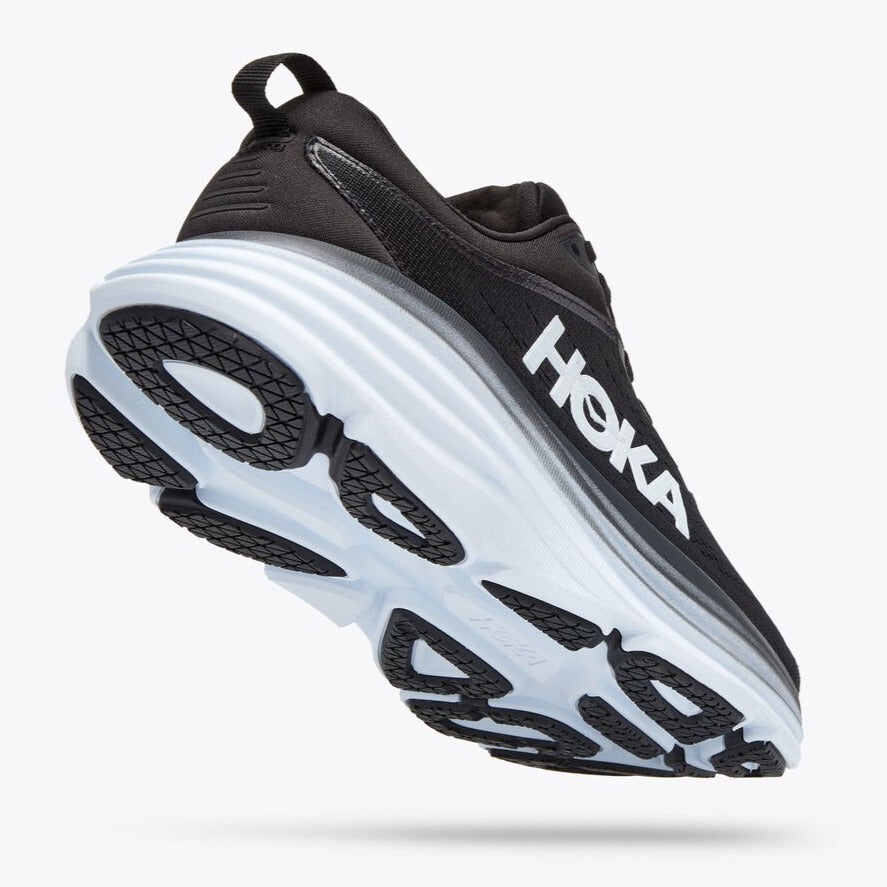 HOKA ONE ONE BONDI 8 - BLACK & WHITE - 1127952BWHT