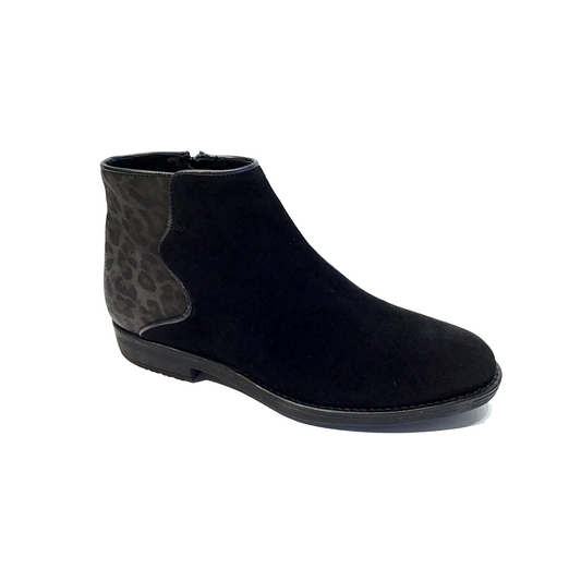 BOS & CO RURAL SUEDE - LEOPARD BLACK - 29419