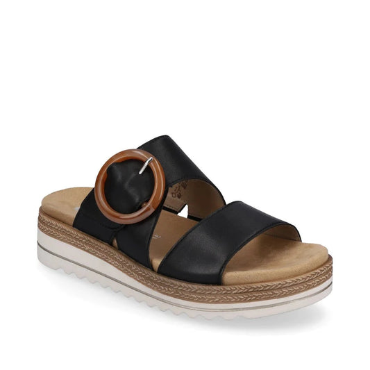 RIEKER D0Q5200 SANDAL - BLACK - D0Q5200