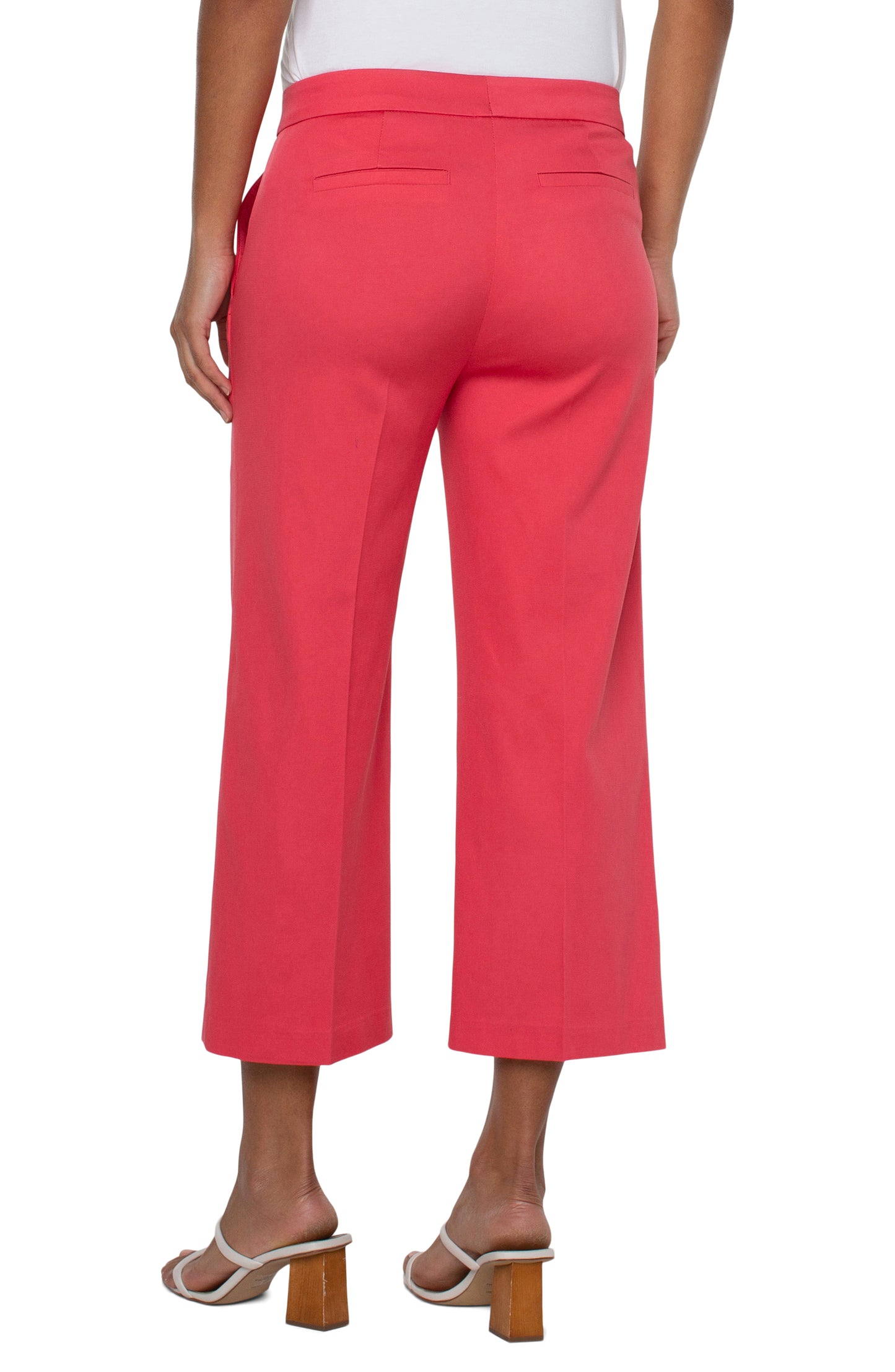 *SALE* LIVERPOOL CROPPED TROUSER - PINK - LM5513MEWAT